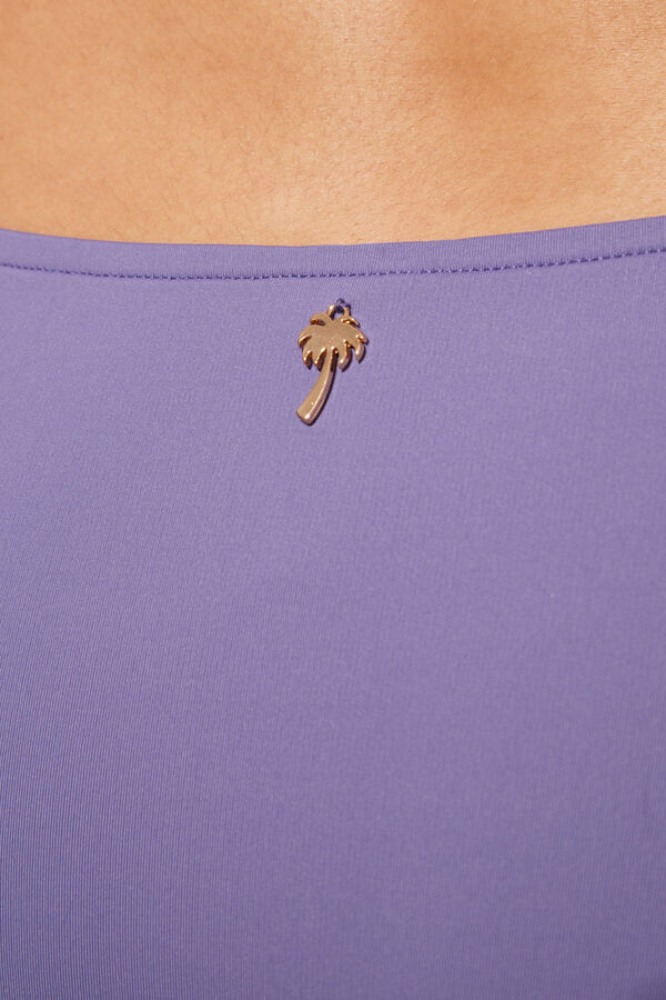 Women'secret Cueca biqu&iacute;ni franzida lil&aacute;s rosa