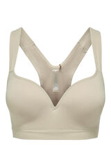 Only Play Sujetador deportivo intensidad media beige