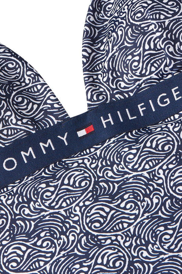 Tommy Hilfiger Mai&ocirc; feminino halter azul
