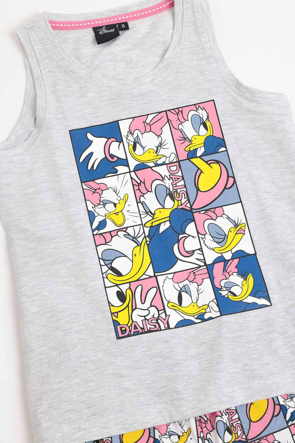 Admas Poses de pijama curto para meninas pré-adolescentes da Disney cinzento