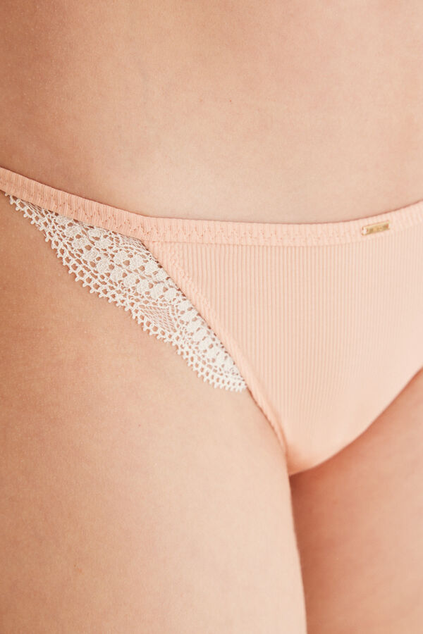 Women'secret Cuequinha brasileira algod&atilde;o laranja vermelho