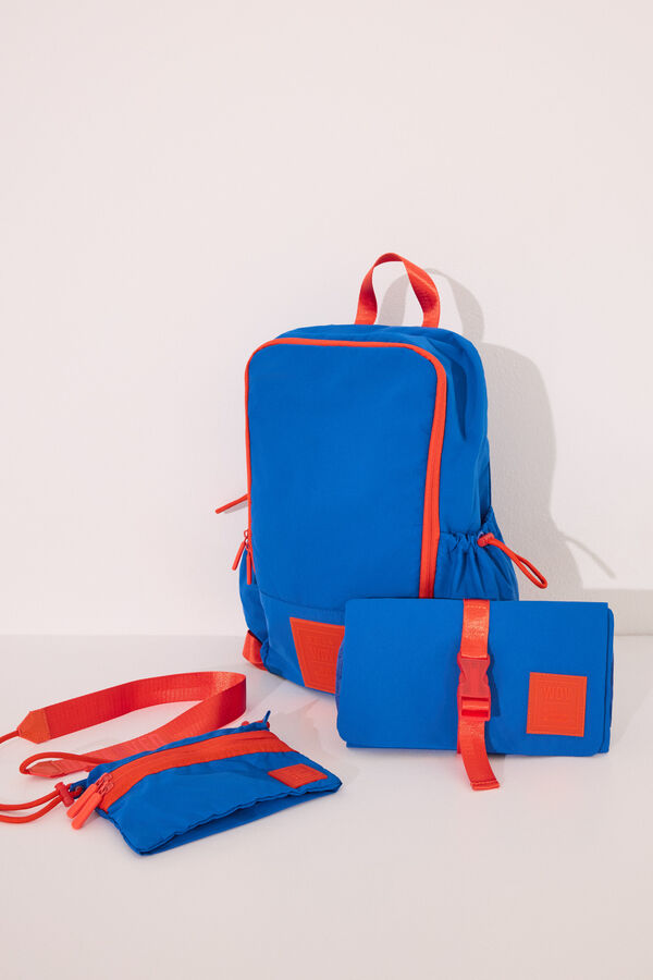 Women'secret Bolso cartera nylon azul  azul