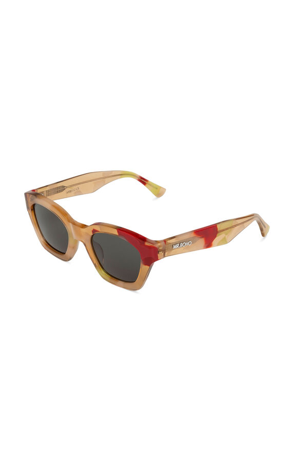 Mr. Boho Gafas de sol Daruma Barrosa estampado