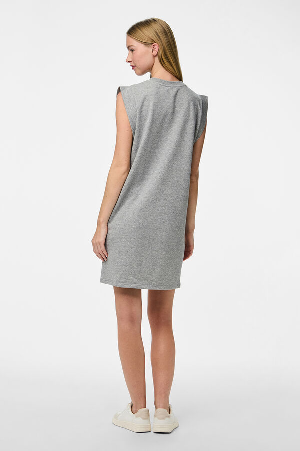 Pieces Vestido corto  gris
