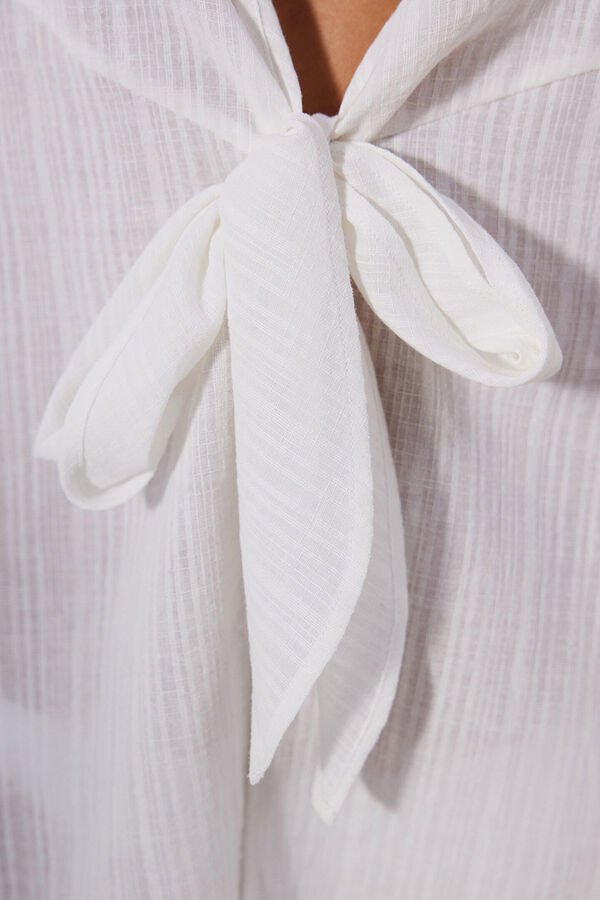 Penti Camisa de praia branca branco