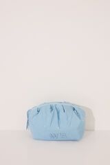 Women'secret Pequena nécessaire de higiene acolchoada em azul médio azul