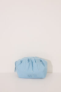 Women'secret Pequena nécessaire de higiene acolchoada em azul médio