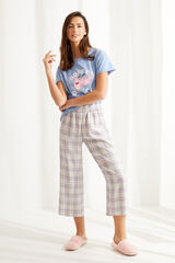 Womensecret Pijama corto Pantera Rosa algodón azul