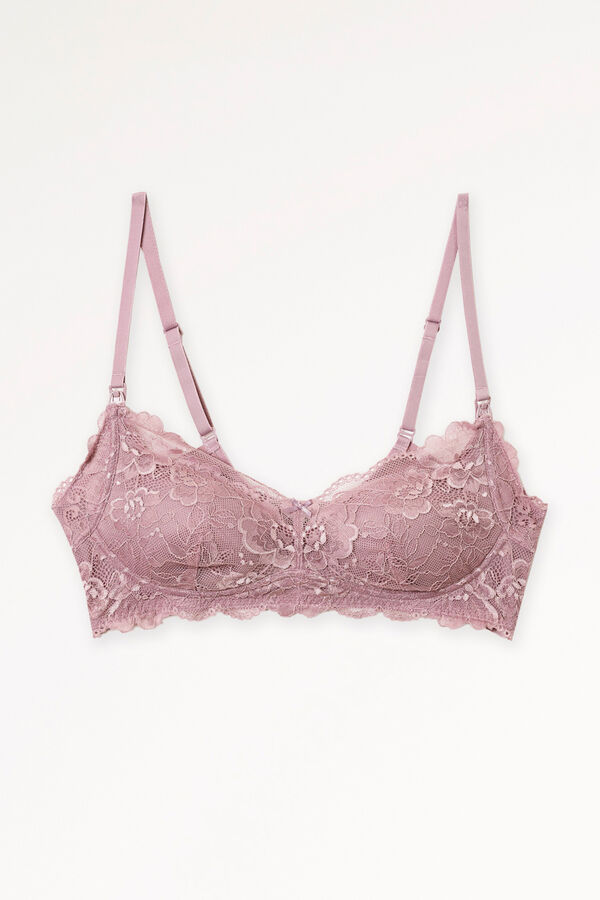 Ohma! Soutien de amamentação com renda rosa