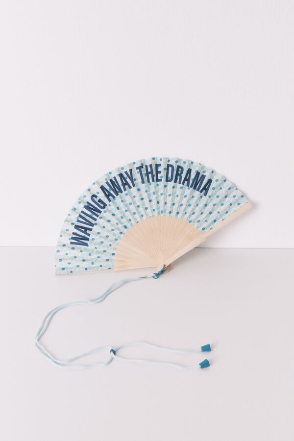 Women'secret Ventilador azul verde