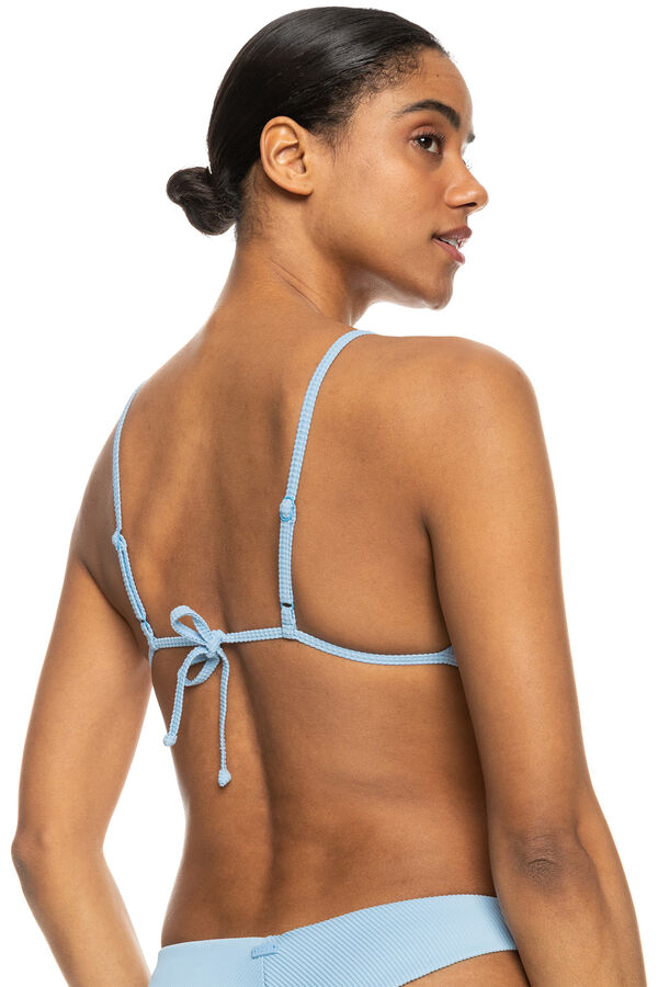 Roxy Top de bikini de triángulo para Mujer azul