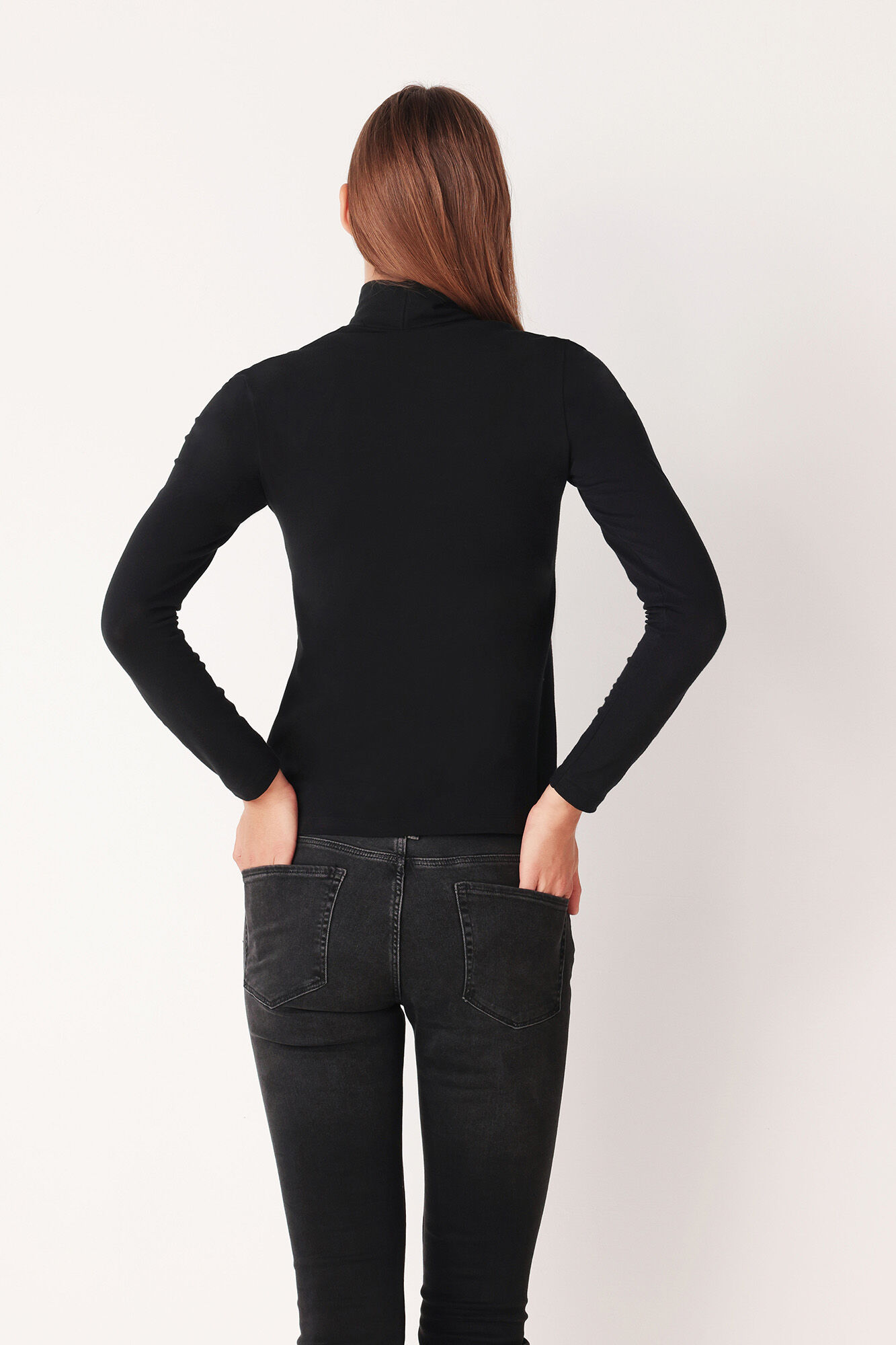 Cotonella Black high neck