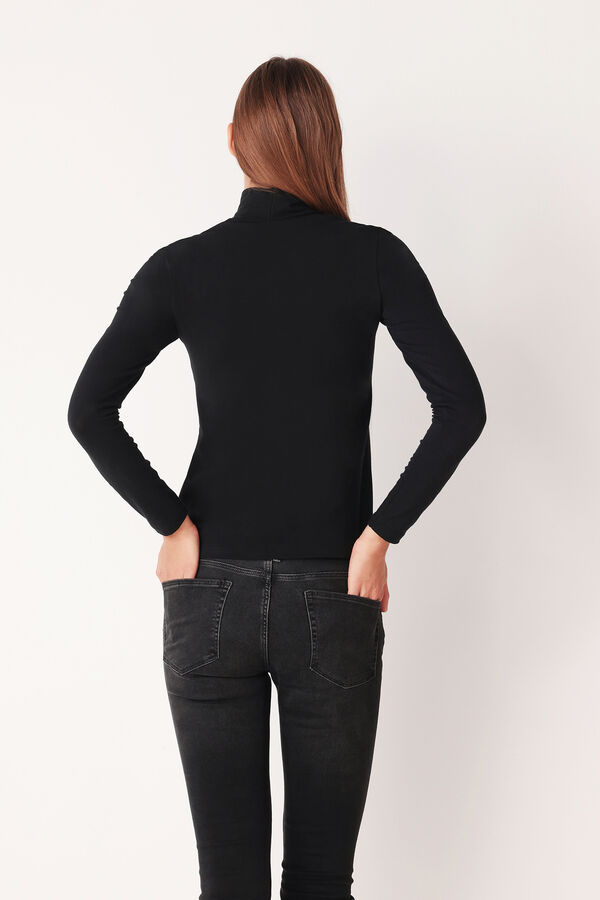 Cotonella Black high neck preto