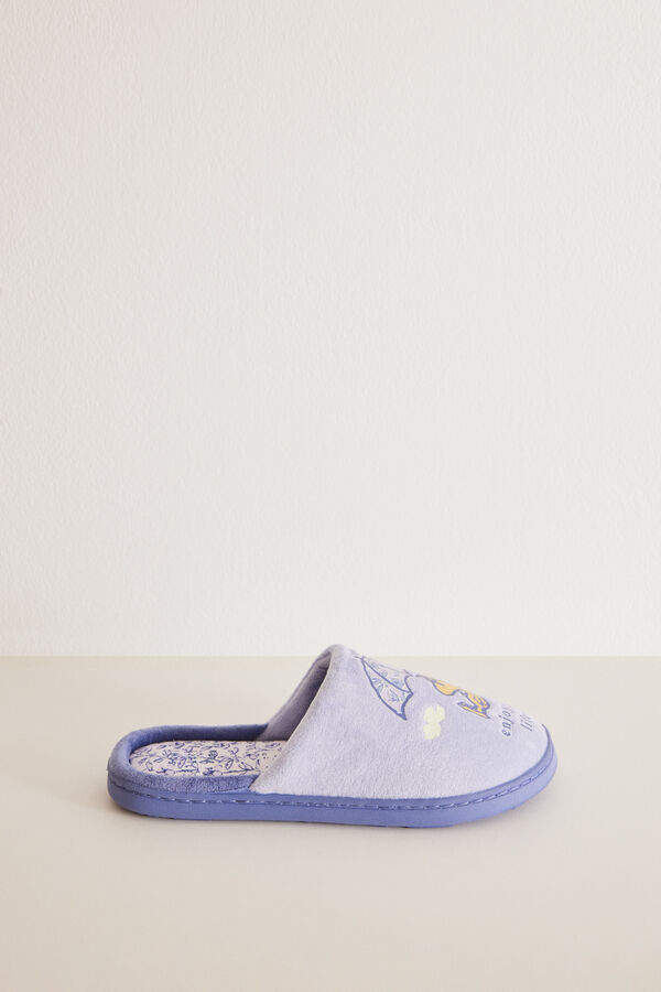 Women'secret Chinelos de quarto lil&aacute;s Snoopy rosa