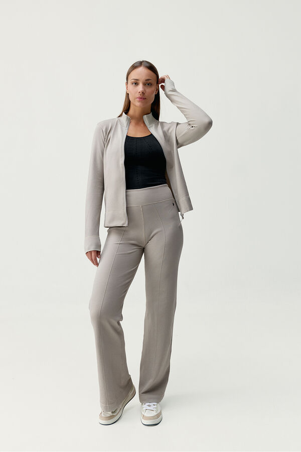 Born Living Yoga Chaqueta deportiva Gita gris kaki