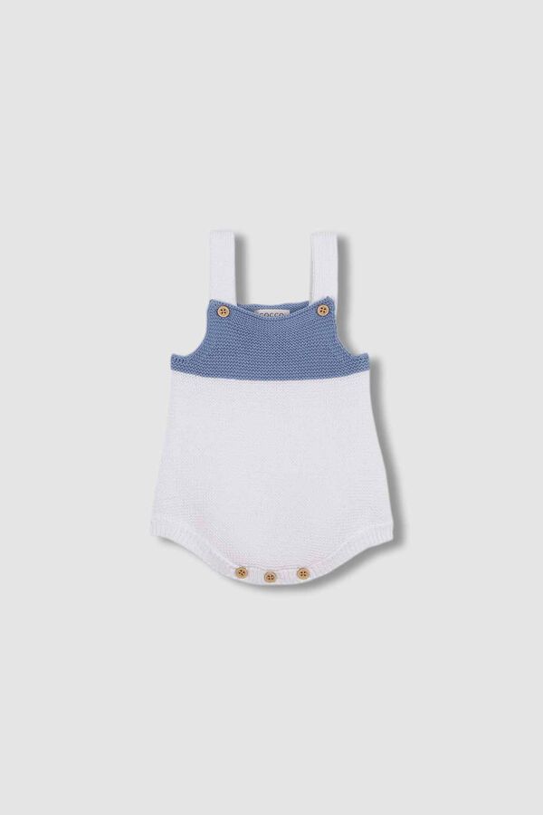 Gocco Rana Punto En Dos Colores Azul turquesa