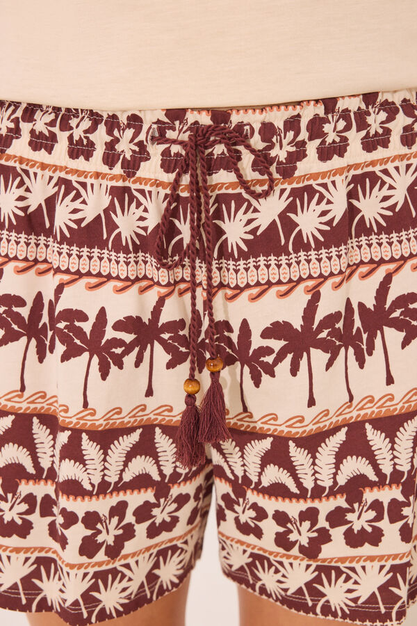 Women'secret Pijama corto 100% algod&oacute;n print El Rey Le&oacute;n nude