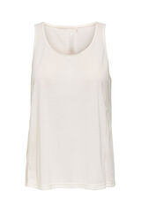 Only Play Camiseta de tirantes mesh blanco