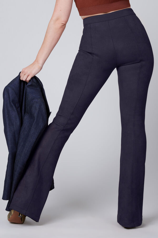 Spanx Leggins moldeadores efecto antelina azul