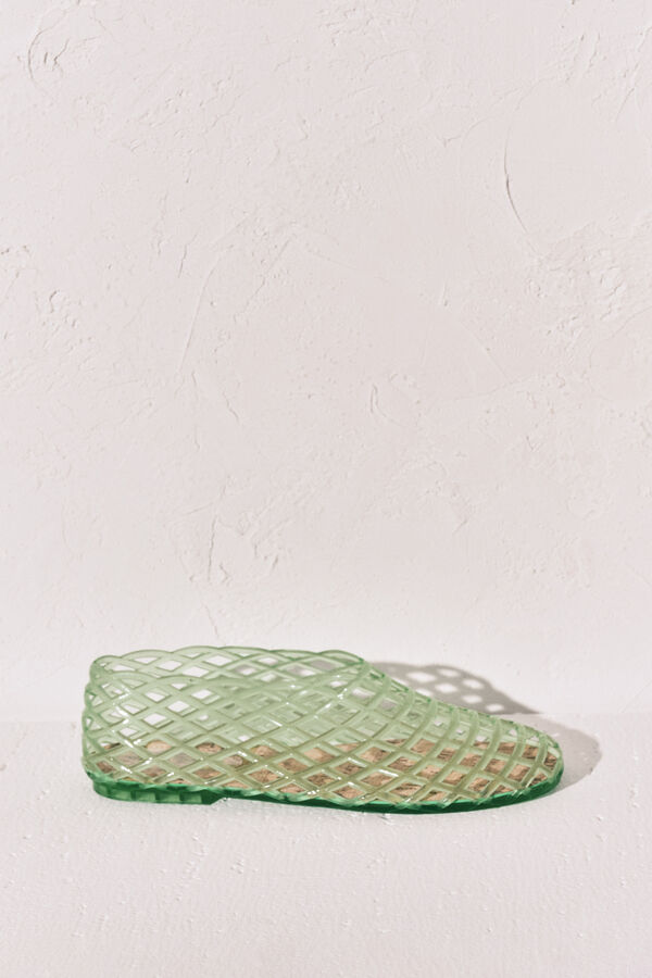 Women'secret Sandalias jelly efecto red verde verde