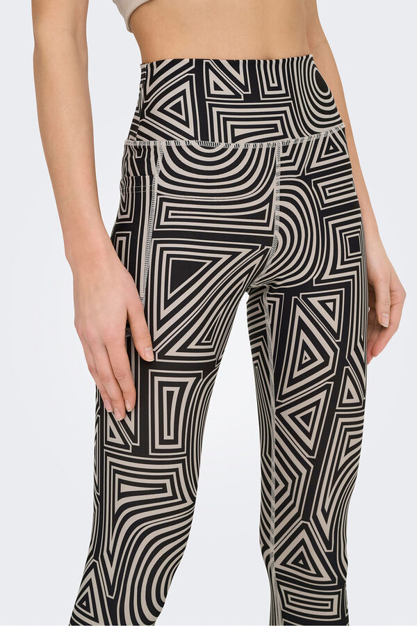 Only Play Leggings desportivas com estampado cru