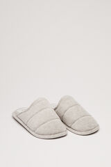 Women'secret Zapatillas casa acolchadas gris gris