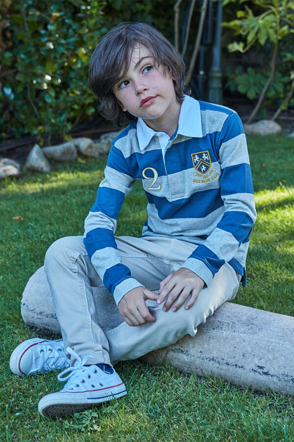 Gocco Polo rayas azul