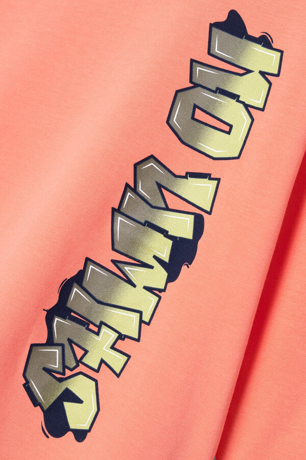 Name it Camiseta masculina 'Sem limites' rosa