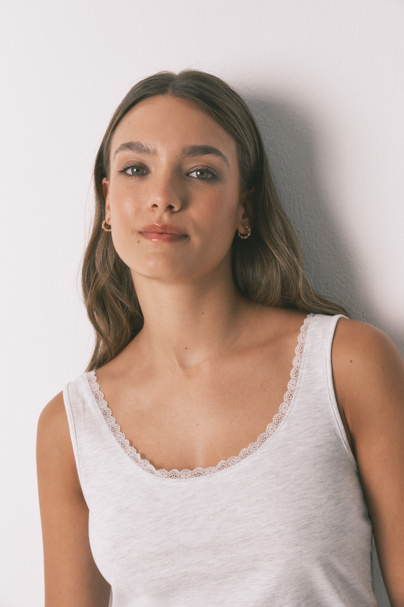 Women'secret T-shirt al&ccedil;as cinza 