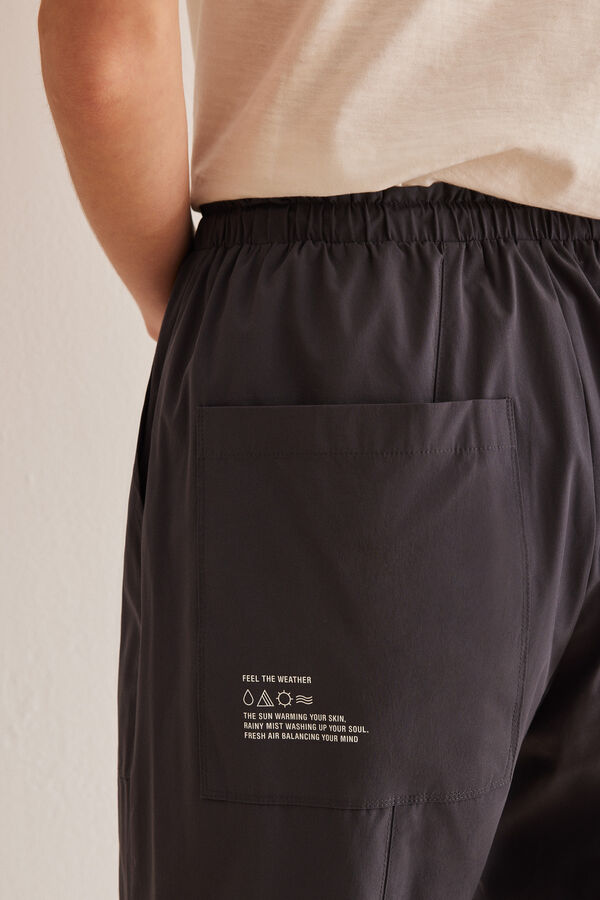 Women'secret Pantal&oacute;n largo nylon gris gris