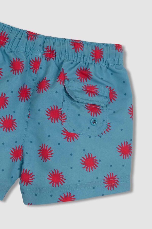 Gocco Mai&ocirc; azul claro com estampado de sol azul