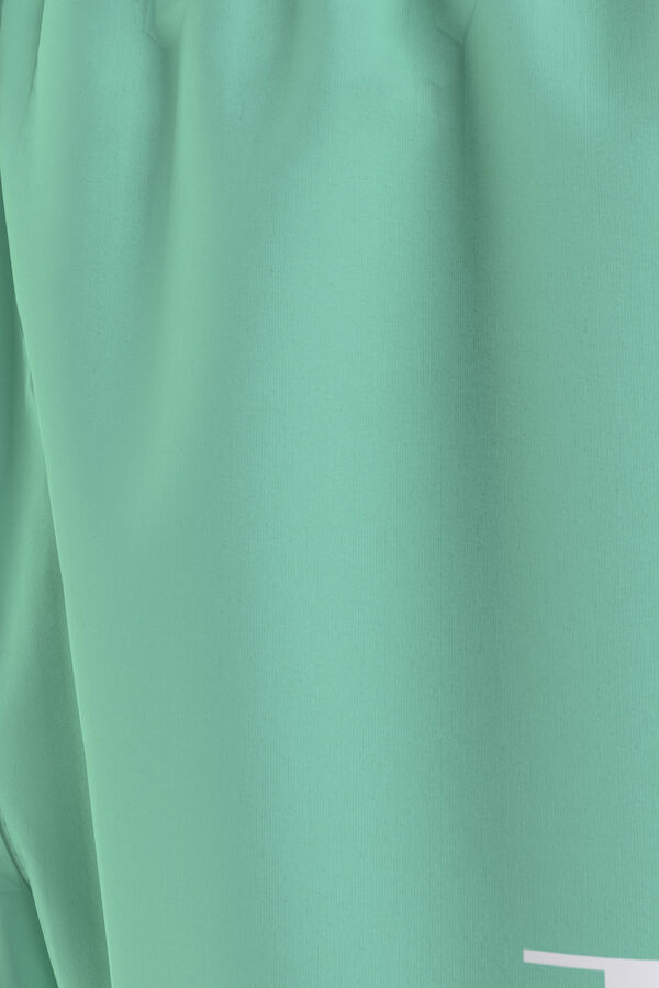 Calvin Klein Ba&ntilde;ador corto con cord&oacute;n - CK Monogram turquesa