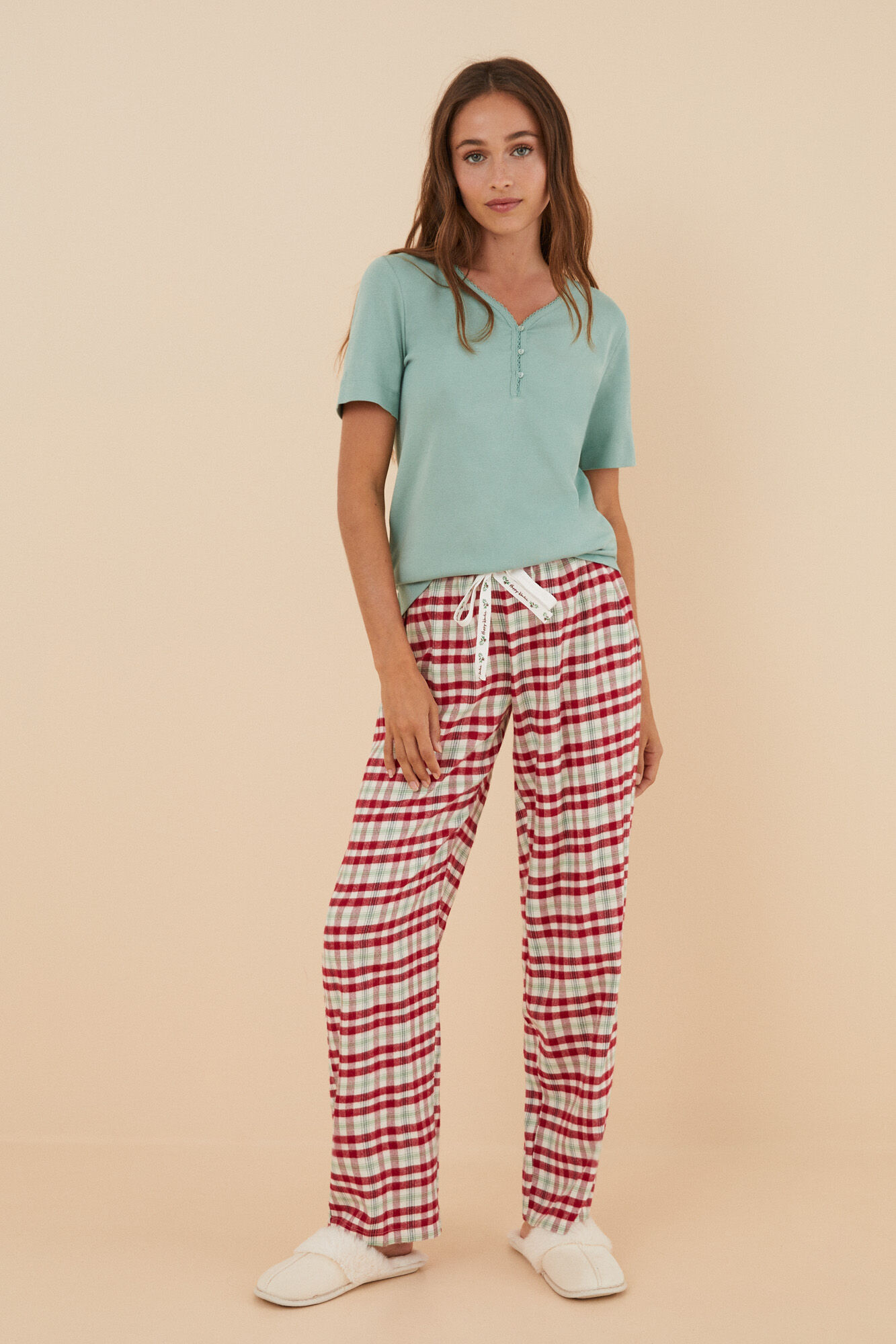 Women'secret Camiseta algod&oacute;n verde