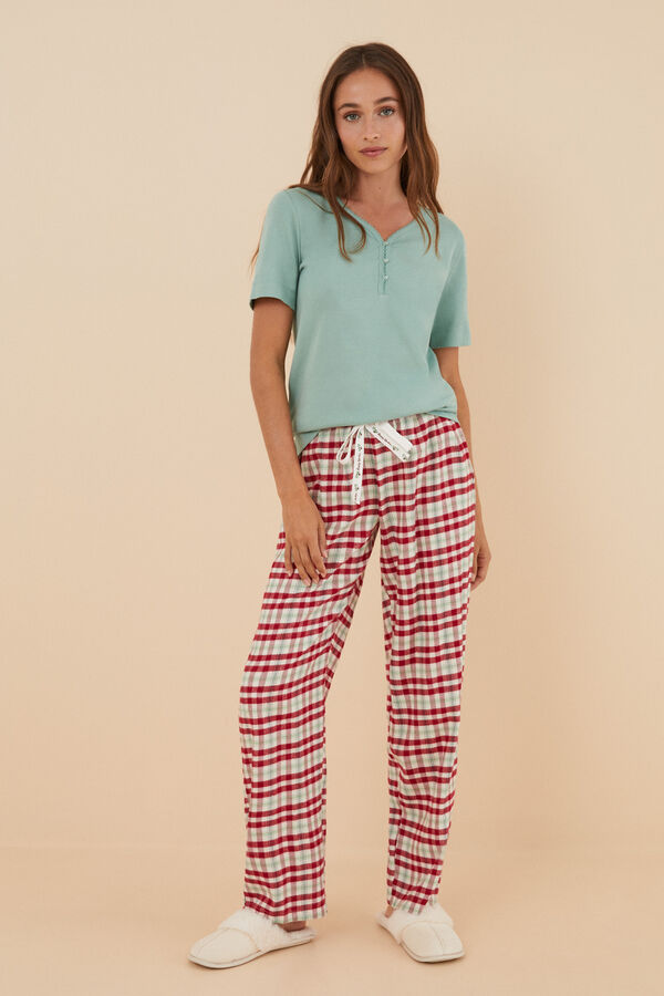 Women'secret Camiseta algod&oacute;n verde verde