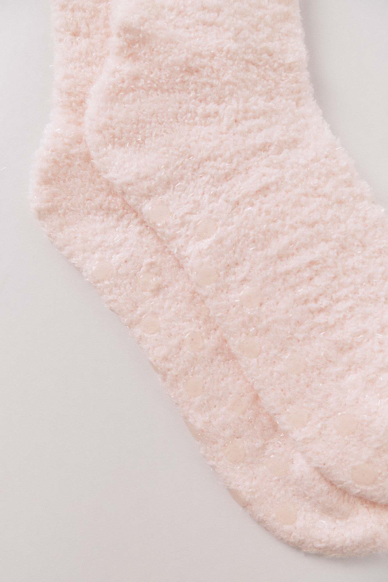 Women'secret Calcetines largos pelo rosa lurex