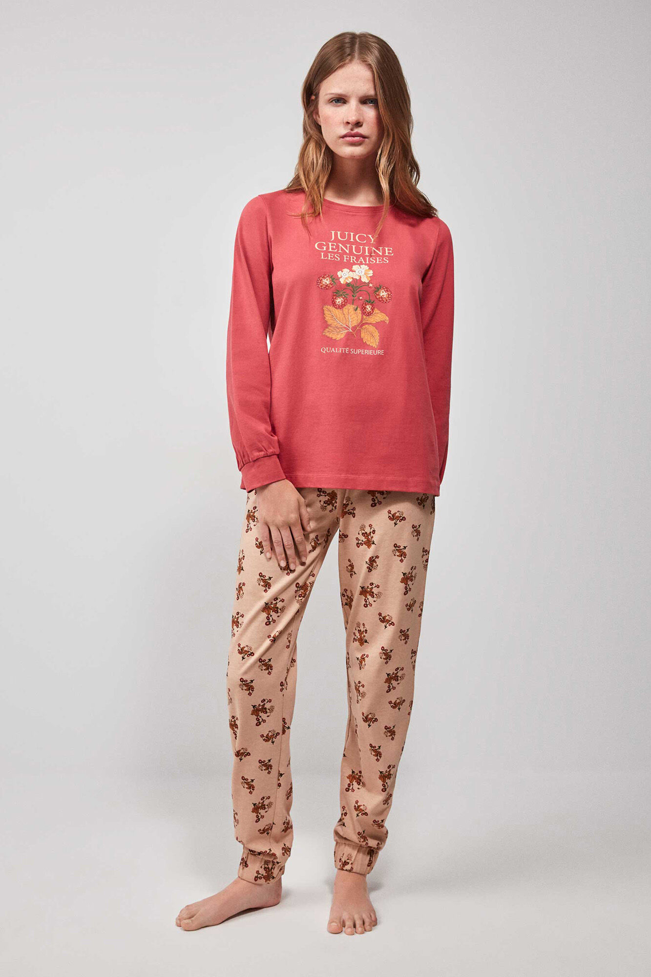 Gisela Pijama estampado algod&oacute;n
