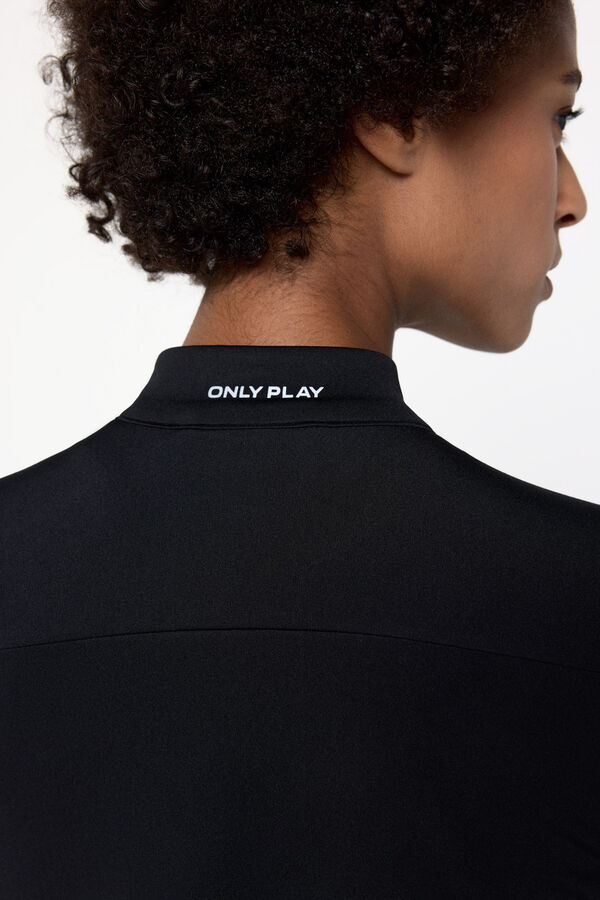 Only Play Jaqueta t&eacute;cnica acolchoada e detalhes refletivos preto