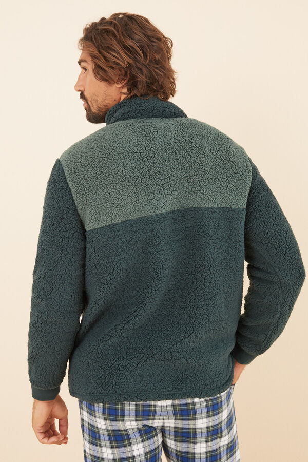 Women'secret Sweatshirt de l&atilde; verde para homem verde