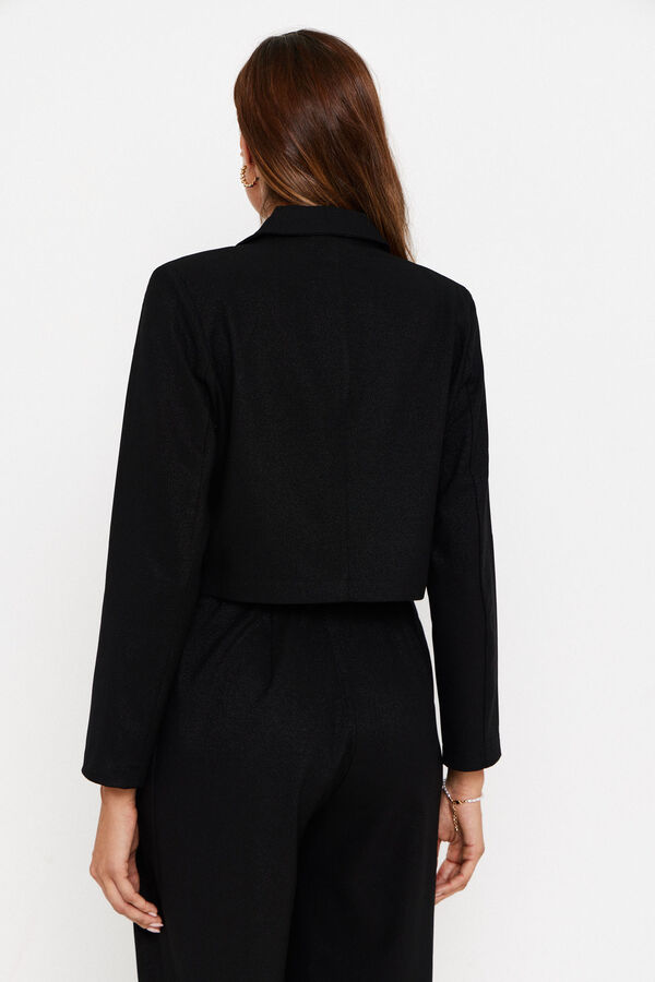 Mamalicious Blazer com glitter maternity preto