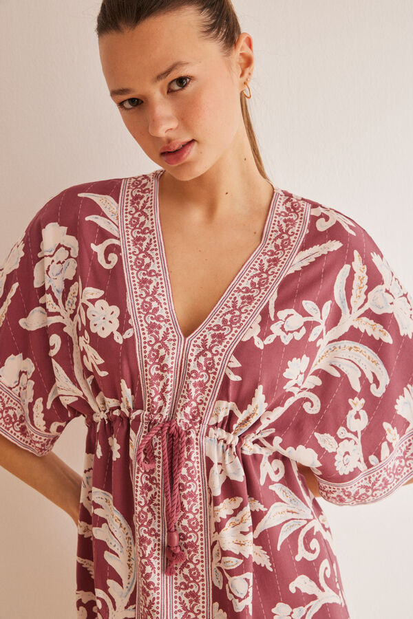 Women'secret Vestido camisola estampado flores estampado