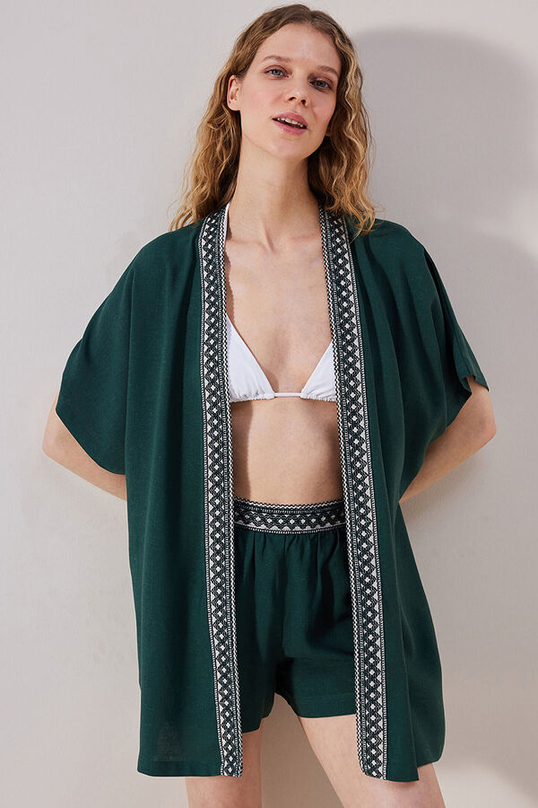 Penti Cal&ccedil;&otilde;es de praia verdes verde