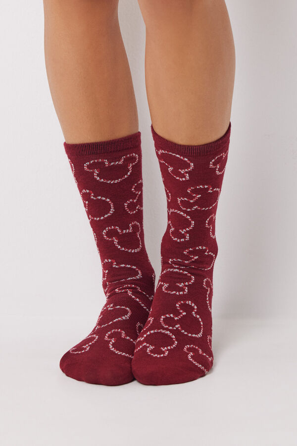 Women'secret Pack 6 calcetines largos algod&oacute;n Minnie estampado