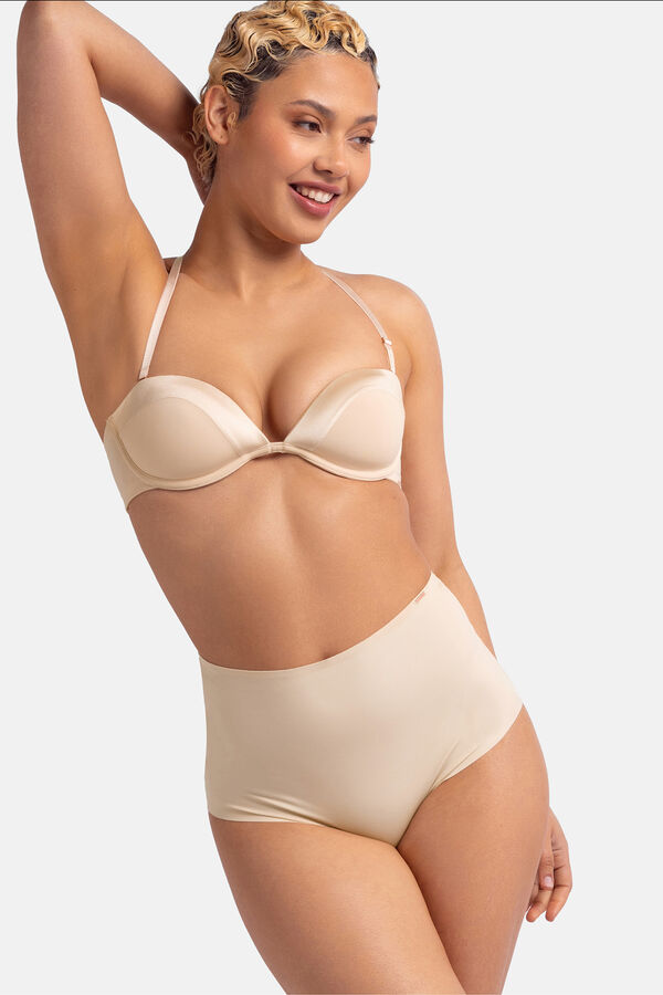 Dorina Suti&atilde; cai- com aro com aro bege