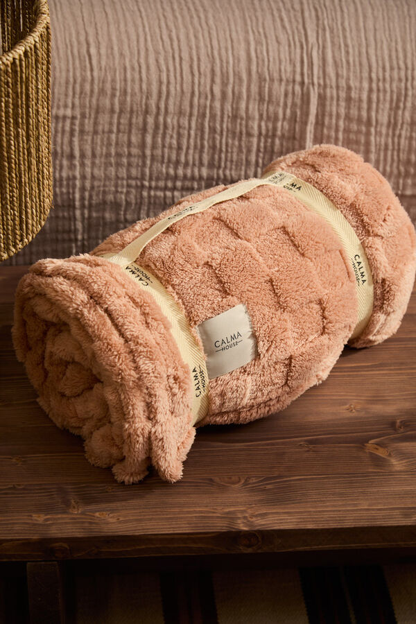 Calma House Plaid de cuadros rosas Damero rosa