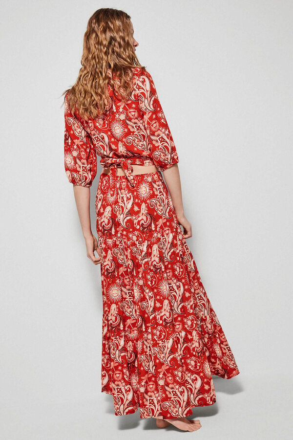 Gisela Top estampado branco