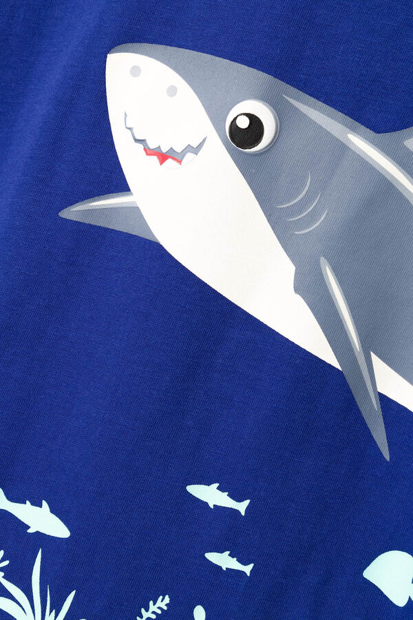 Name it T-shirt menino manga curta  azul