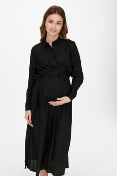 Womensecret Vestido camiseiro maternity preto
