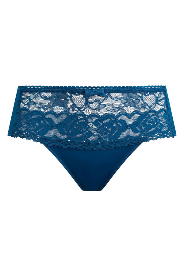 Playtex Braga midi de encaje Flower Elegance turquesa