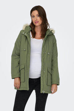 Womensecret Parka con capucha maternity kaki