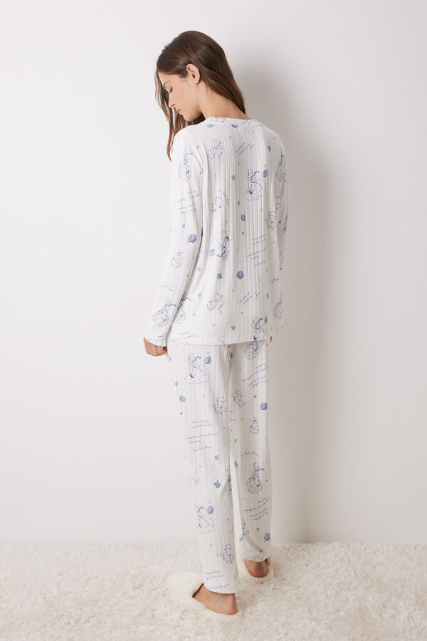 Women'secret Pijama largo canal&eacute; s&uacute;per soft &ldquo;El Principito&rdquo;   estampado